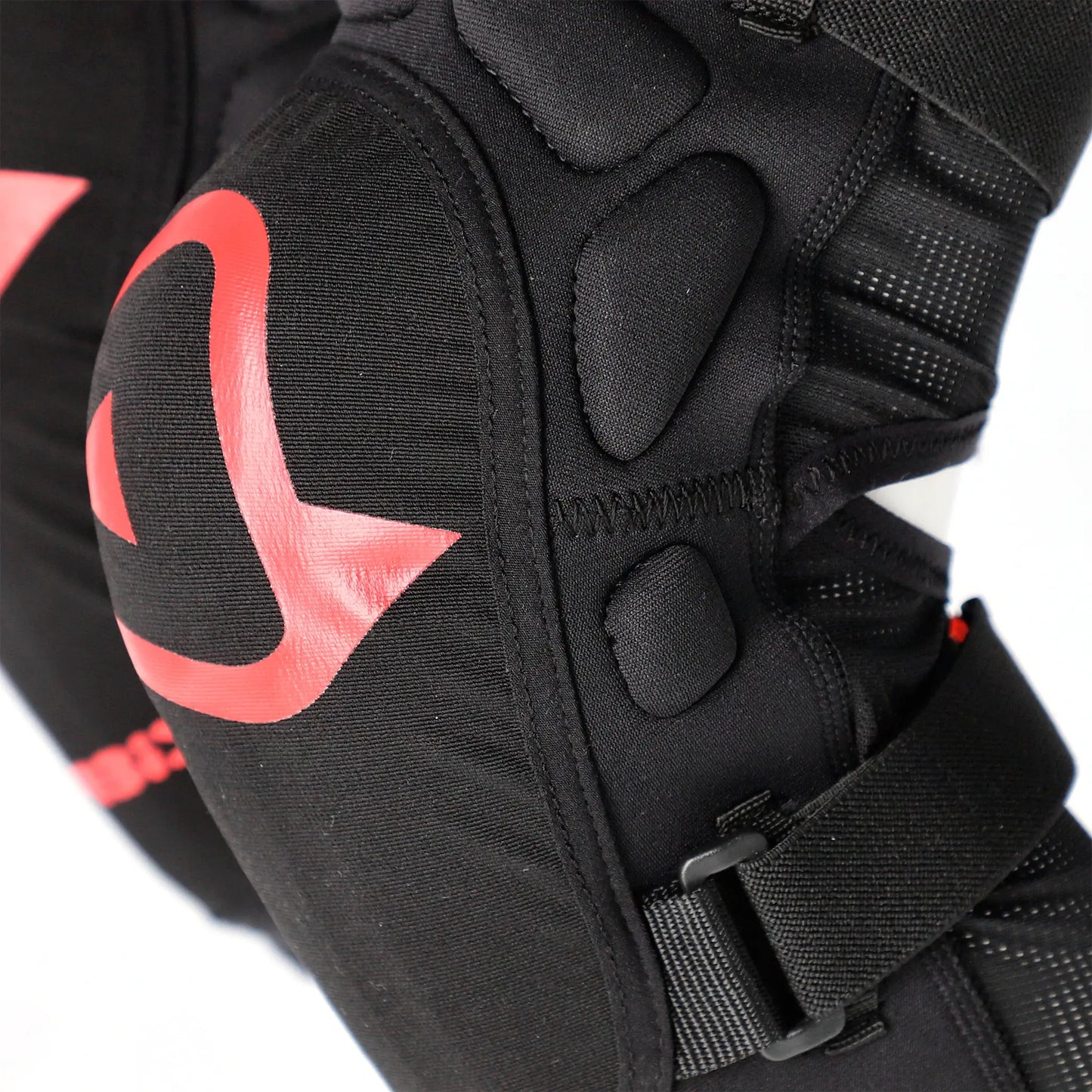 Rodilleras Acerbis Soft Kid - Negro/Rojo