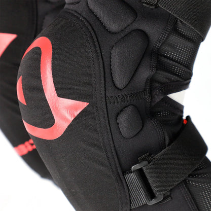 Rodilleras Acerbis Soft Kid - Negro/Rojo