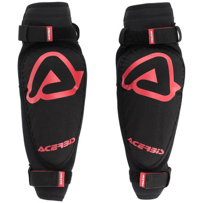 Coderas Acerbis Soft Kid - Negro/Rojo