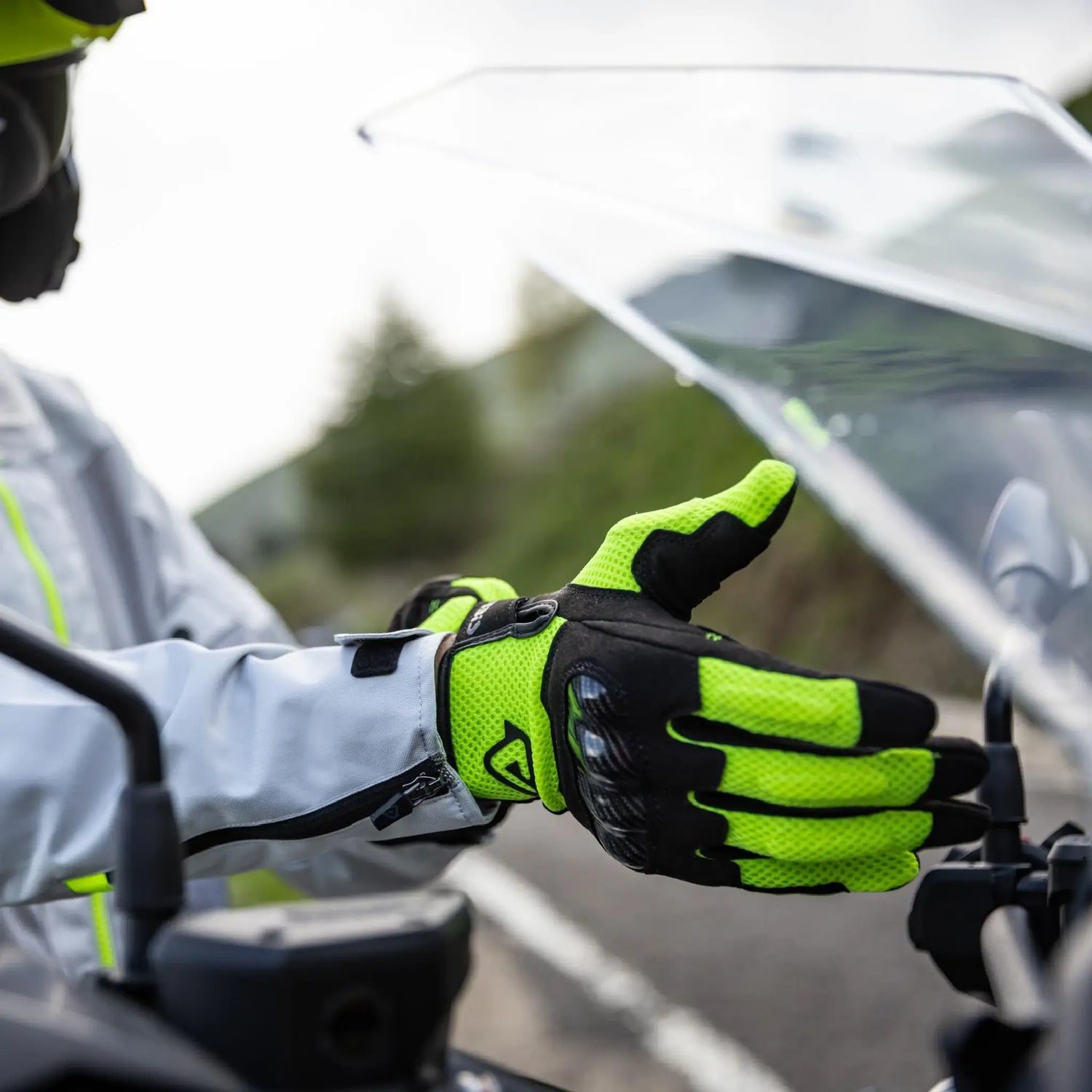 Guantes Acerbis CE Ramsey My Vented Man - Negro/Amarillo