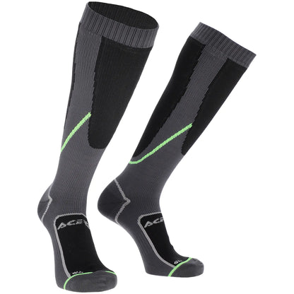 Calcetines Acerbis No-Wet - Negro/Amarillo