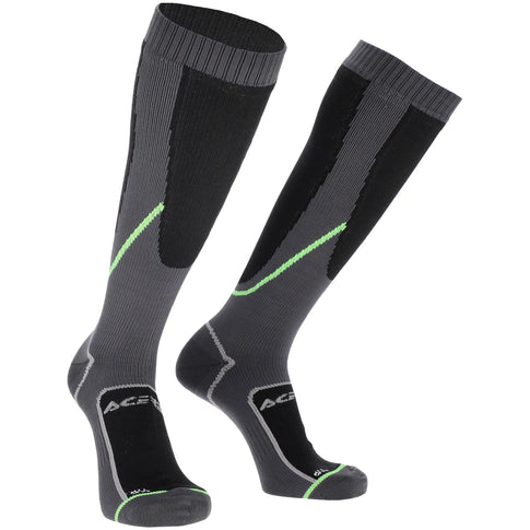 Calcetines Acerbis No-Wet - Negro/Amarillo