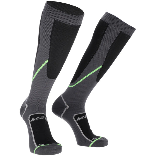 Calcetines Acerbis No-Wet - Negro/Amarillo
