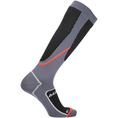 Calcetines Acerbis No-Wet - Negro/Rojo