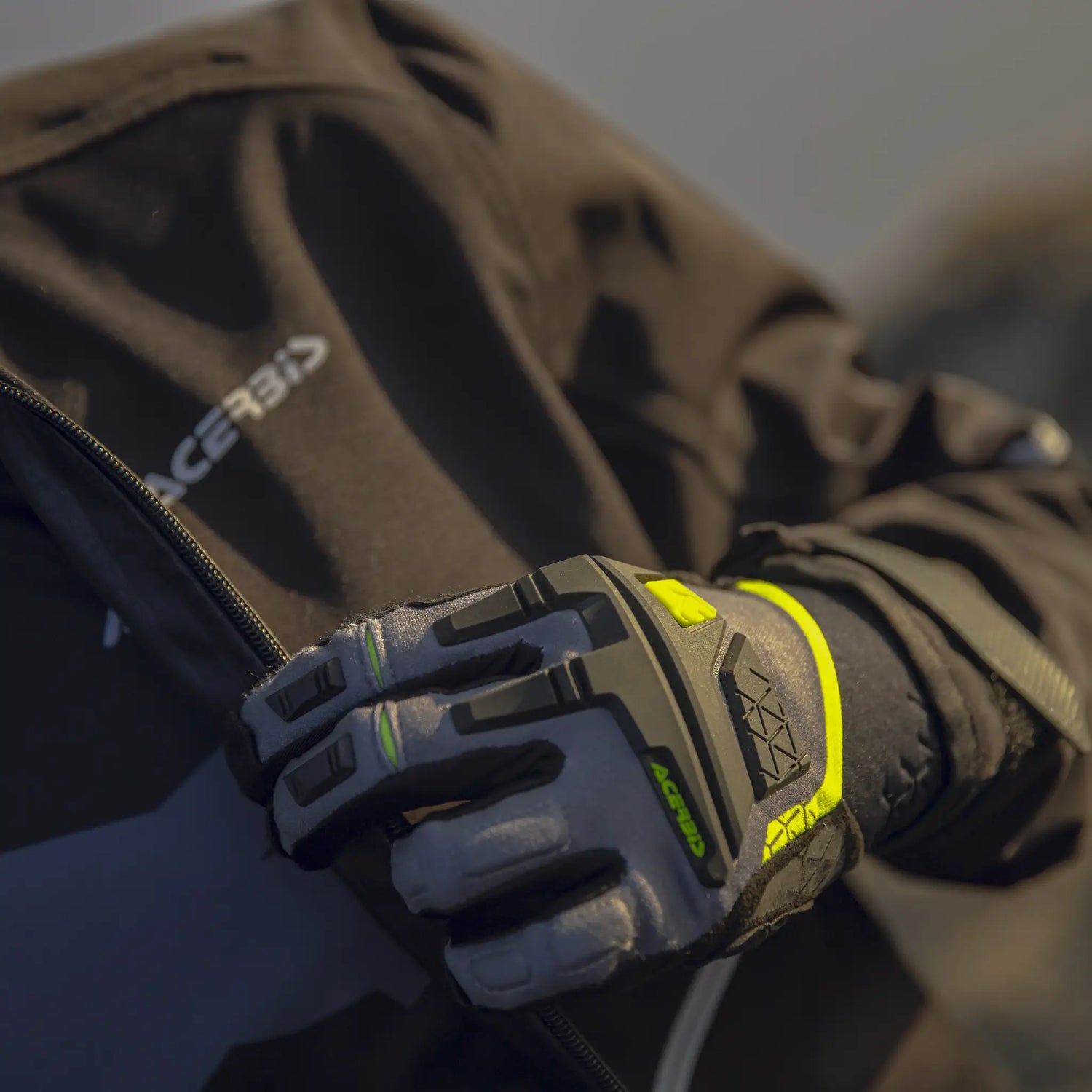 Guantes Acerbis CE X-Enduro - Negro/Amarillo
