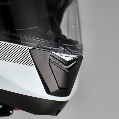 Casco Acerbis Serel 22.06 Solid - Negro/Blanco/Rojo