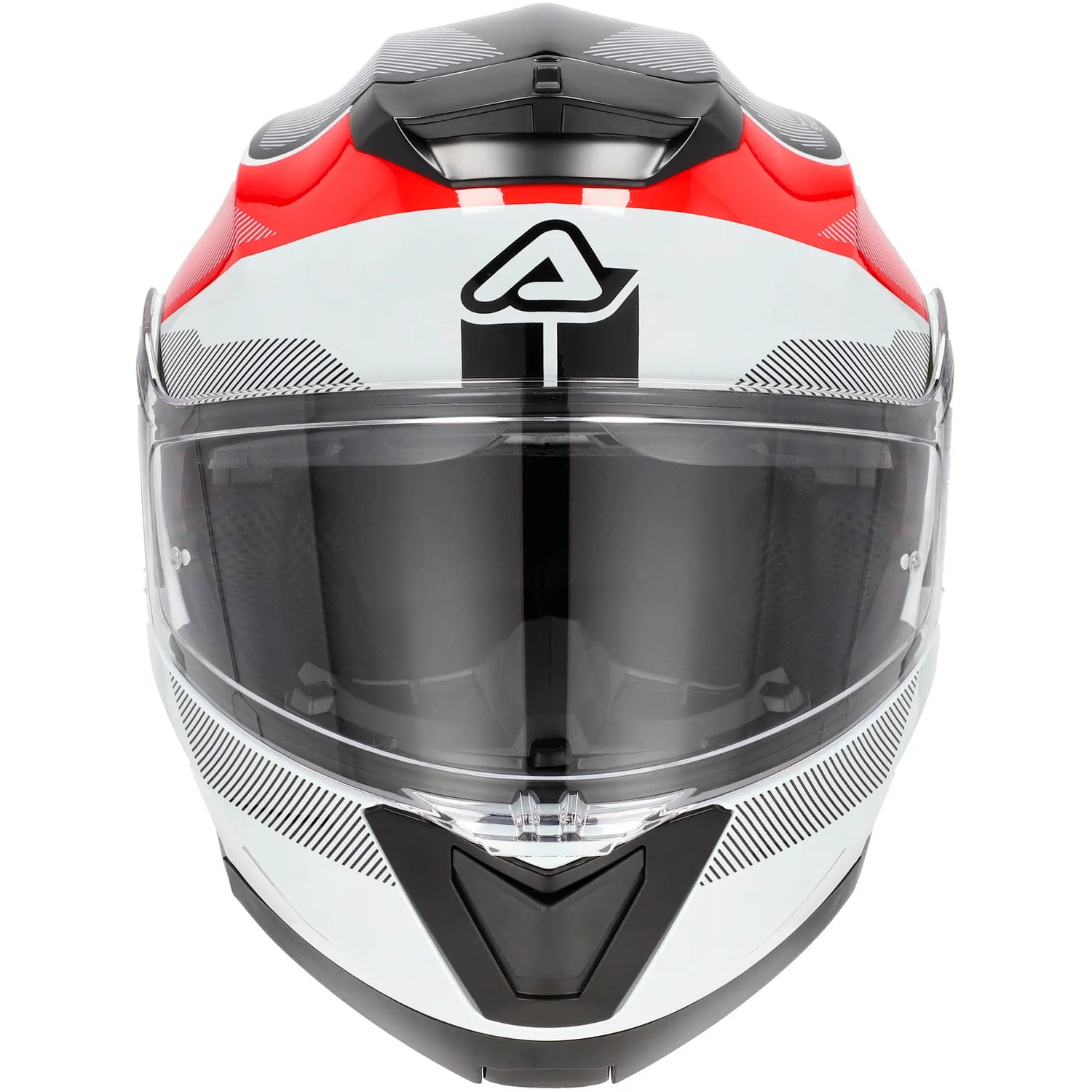 Casco Acerbis Serel 22.06 Solid - Negro/Blanco/Rojo