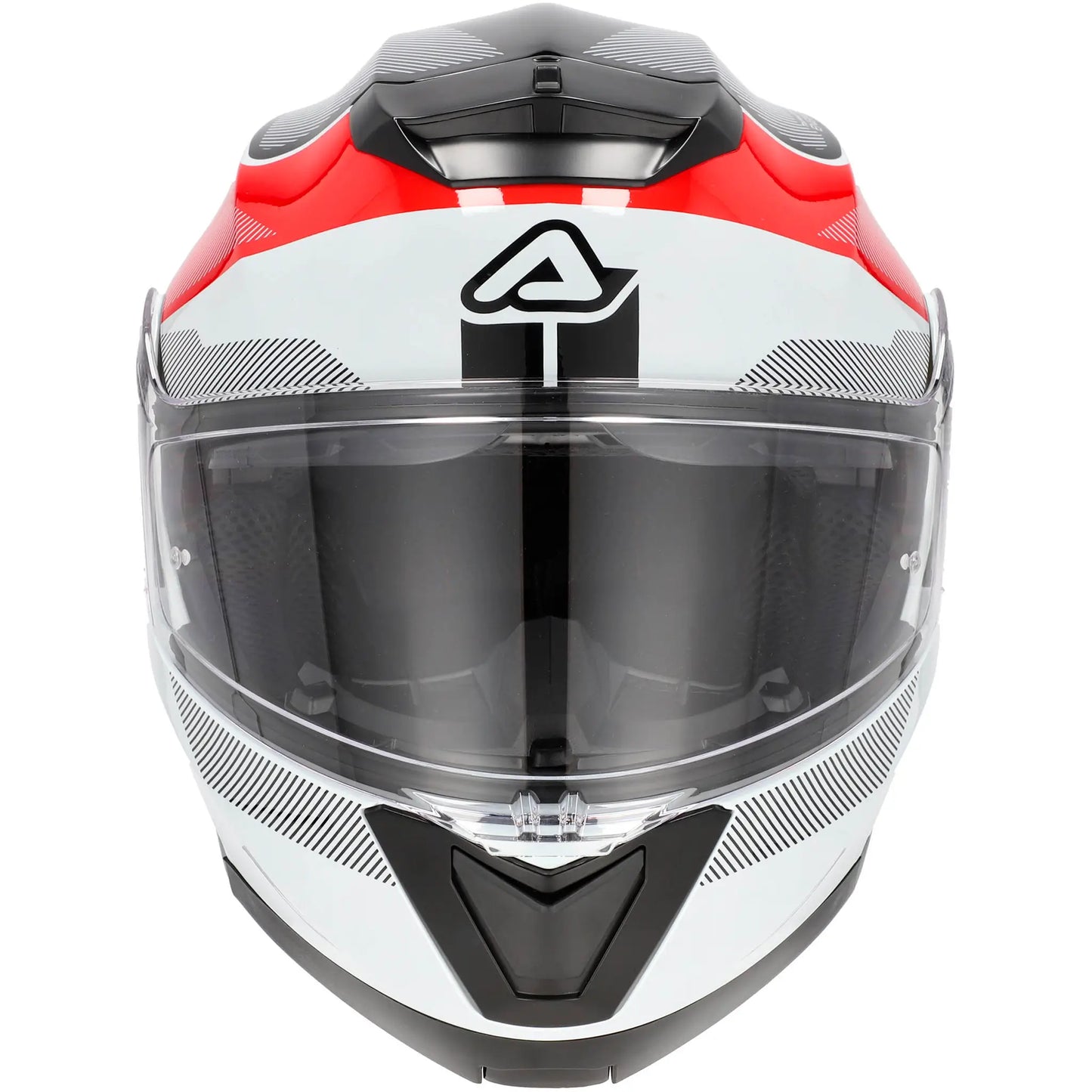 Casco Acerbis Serel 22.06 Solid - Negro/Blanco/Rojo