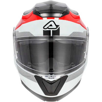 Casco Acerbis Serel 22.06 Solid - Negro/Blanco/Rojo