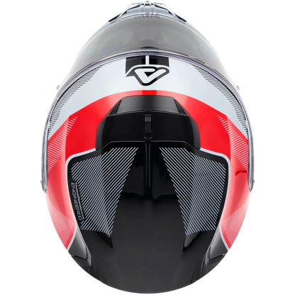 Casco Acerbis Serel 22.06 Solid - Negro/Blanco/Rojo