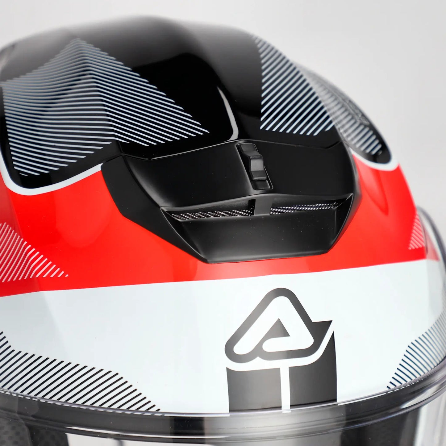 Casco Acerbis Serel 22.06 Solid - Negro/Blanco/Rojo