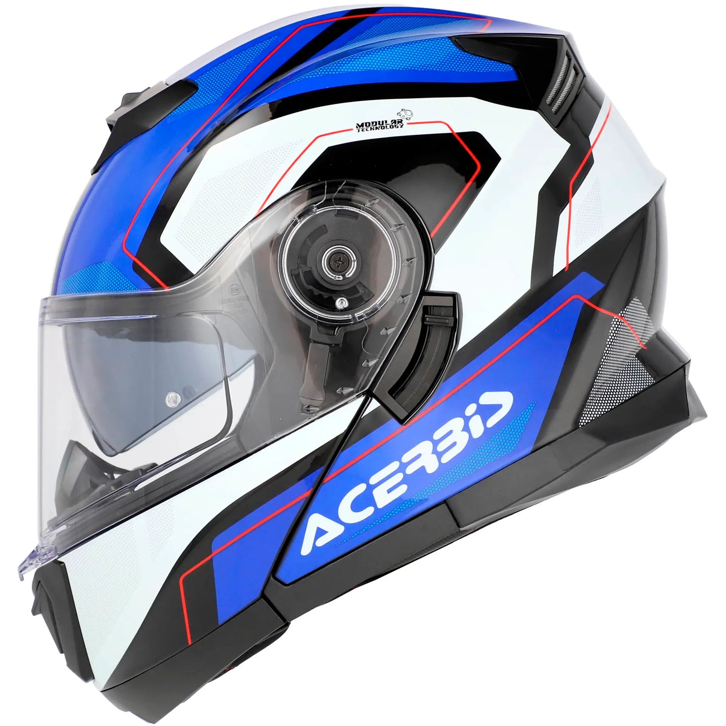Casco Acerbis Serel 22.06 Graphic - Blanco/Azul