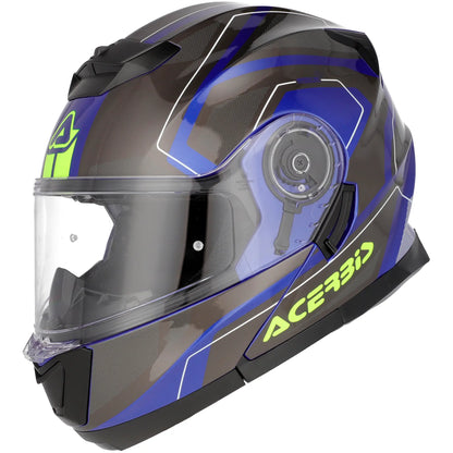 Casco Acerbis Serel 22.06 Graphic - Azul/Amarillo