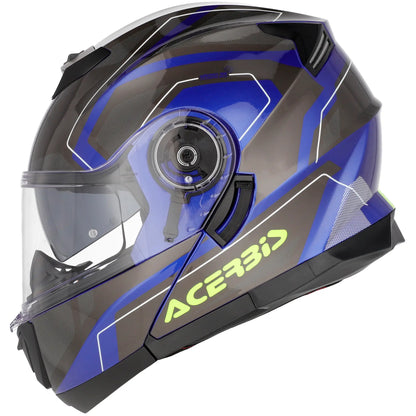 Casco Acerbis Serel 22.06 Graphic - Azul/Amarillo