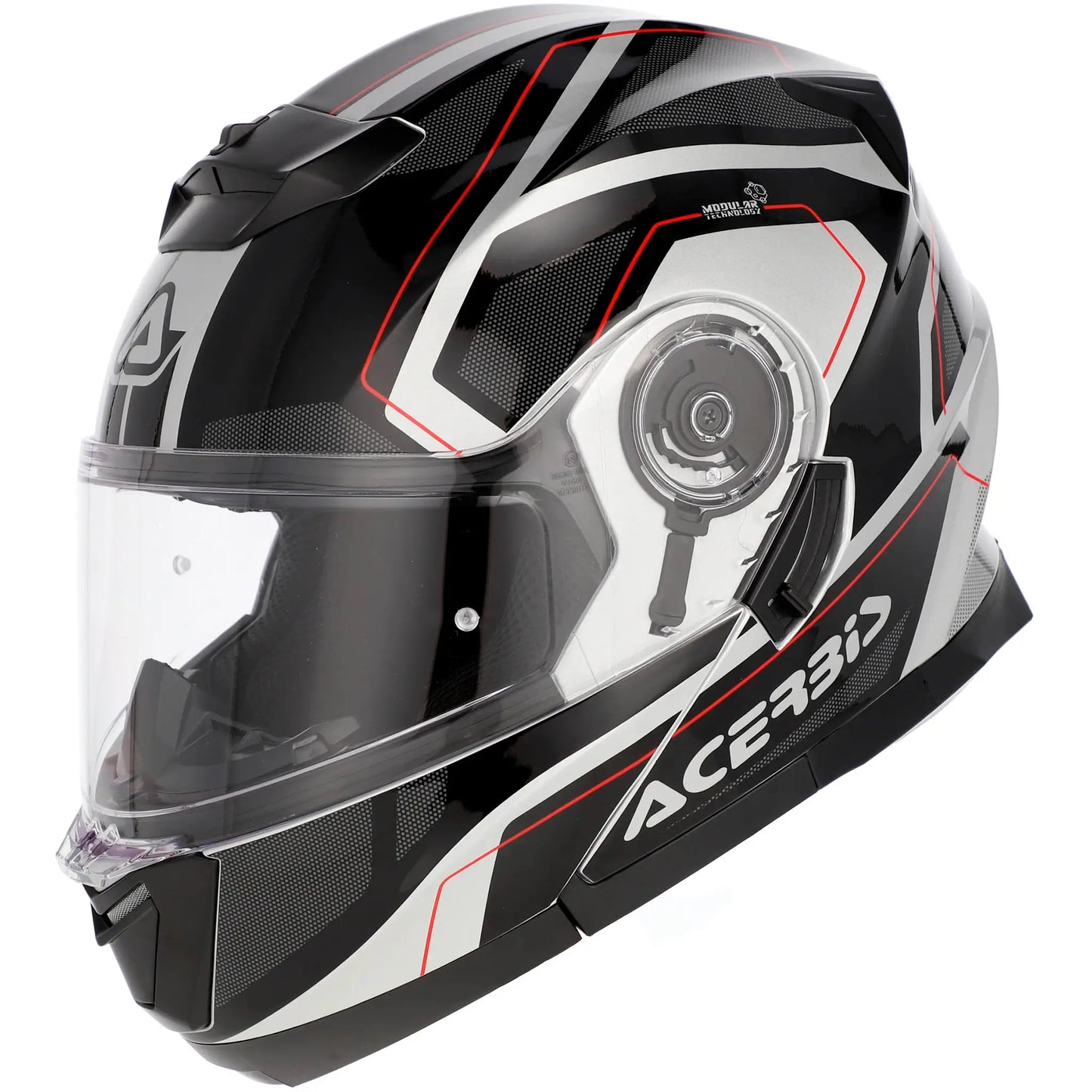 Casco Acerbis Serel 22.06 Graphic - Negro/Gris