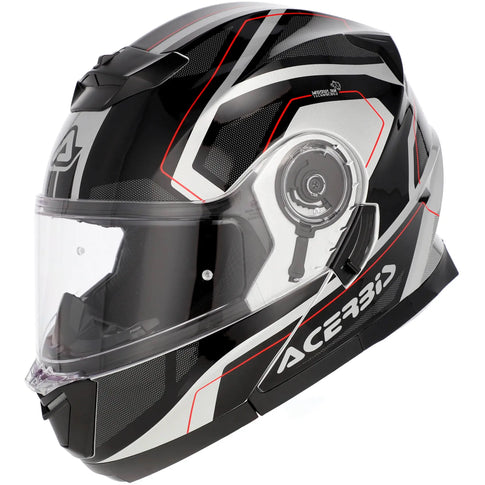 Casco Acerbis Serel 22.06 Graphic - Negro/Gris