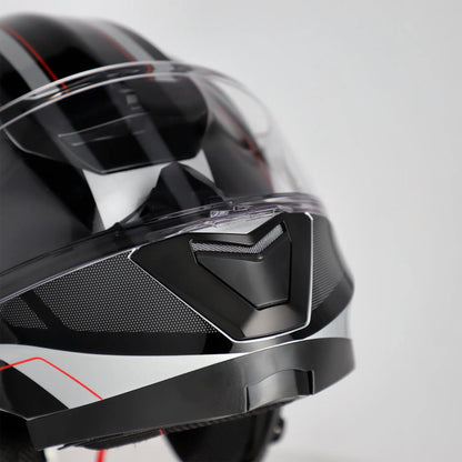 Casco Acerbis Serel 22.06 Graphic - Negro/Gris