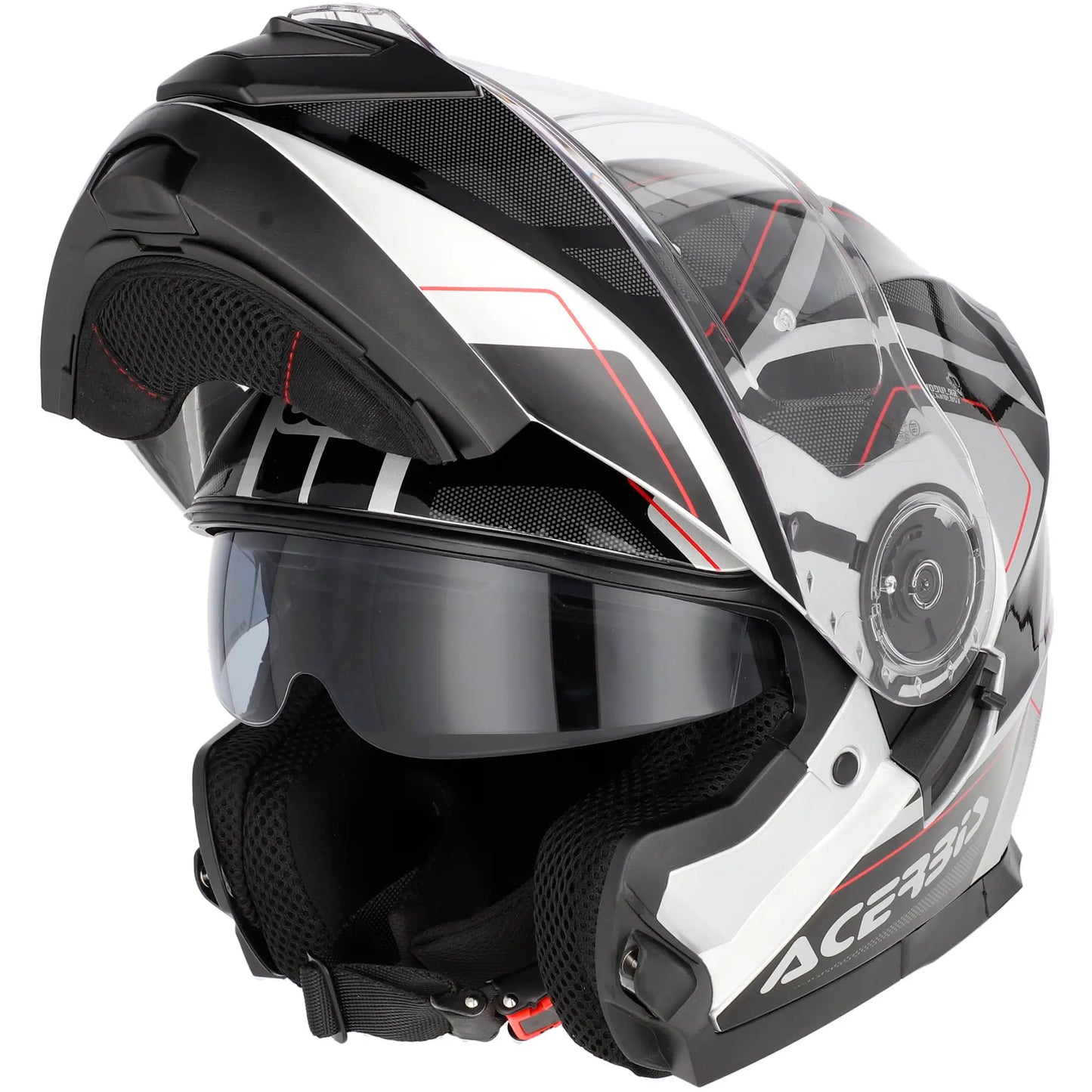 Casco Acerbis Serel 22.06 Graphic - Negro/Gris