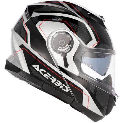 Casco Acerbis Serel 22.06 Graphic - Negro/Gris