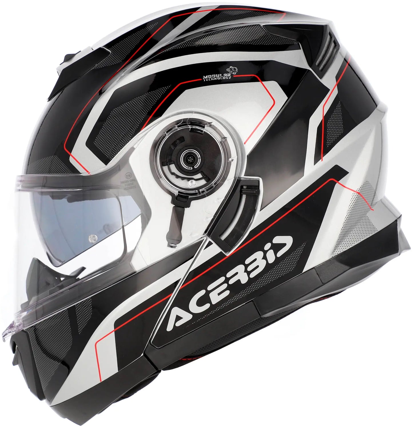 Casco Acerbis Serel 22.06 Graphic - Negro/Gris