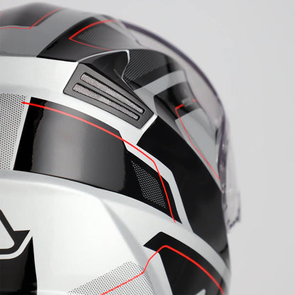 Casco Acerbis Serel 22.06 Graphic - Negro/Gris