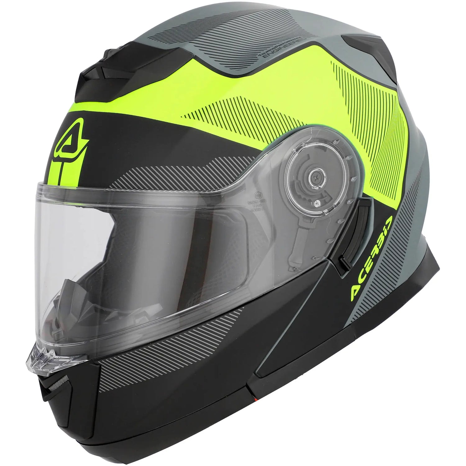 Capacete Acerbis Serel 22.06 Graphic - Preto/Amarelo