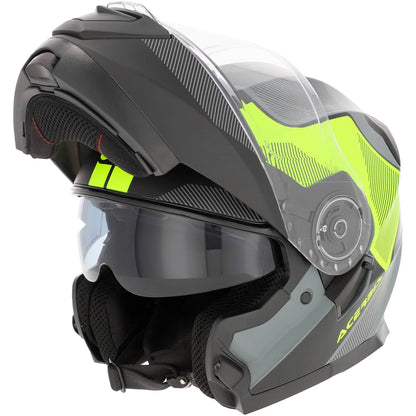 Capacete Acerbis Serel 22.06 Graphic - Preto/Amarelo