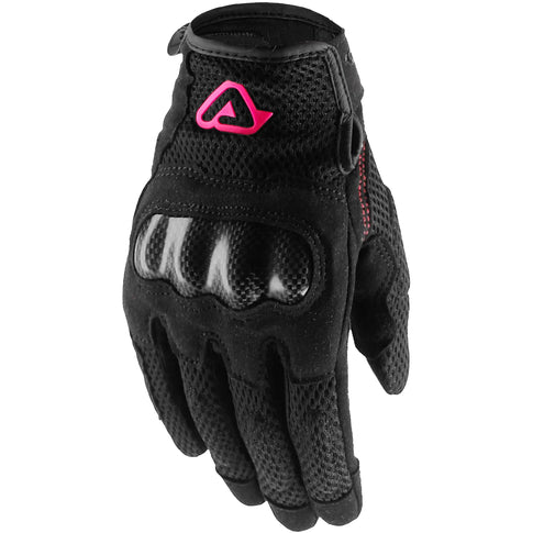 Guantes Acerbis CE Ramsey My Vented Lady - Negro/Rosa