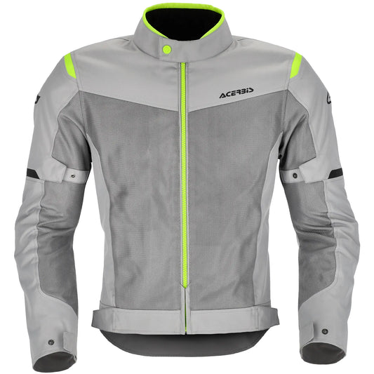 Chaqueta Acerbis CE Ramsey My Vented 2.0 Man - Gris/Amarillo