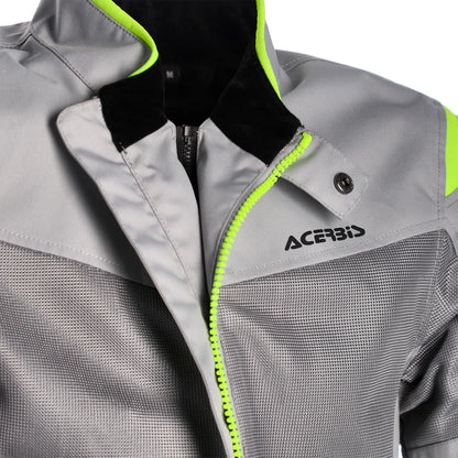 Chaqueta Acerbis CE Ramsey My Vented 2.0 Man - Gris/Amarillo