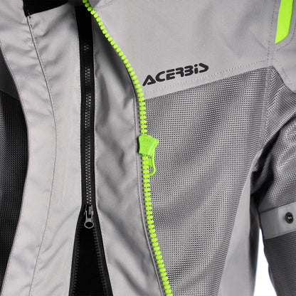 Chaqueta Acerbis CE Ramsey My Vented 2.0 Man - Gris/Amarillo