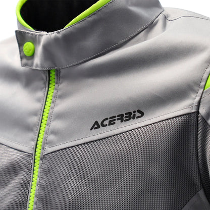 Chaqueta Acerbis CE Ramsey My Vented 2.0 Man - Gris/Amarillo