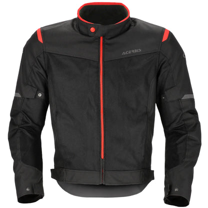 Chaqueta Acerbis CE Ramsey My Vented 2.0 Man - Negro/Rojo