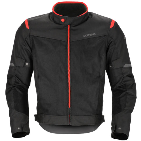 Chaqueta Acerbis CE Ramsey My Vented 2.0 Man - Negro/Rojo