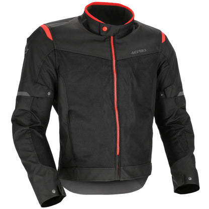 Chaqueta Acerbis CE Ramsey My Vented 2.0 Man - Negro/Rojo