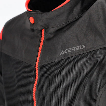 Chaqueta Acerbis CE Ramsey My Vented 2.0 Man - Negro/Rojo