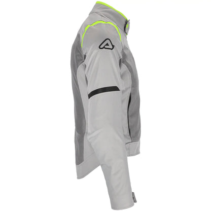 Chaqueta Acerbis CE Ramsey My Vented 2.0 Lady - Gris/Amarillo
