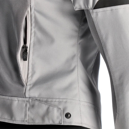 Chaqueta Acerbis CE Ramsey My Vented 2.0 Lady - Gris/Amarillo