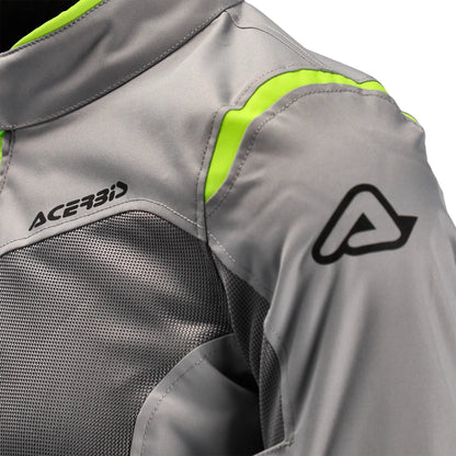 Chaqueta Acerbis CE Ramsey My Vented 2.0 Lady - Gris/Amarillo