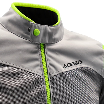 Chaqueta Acerbis CE Ramsey My Vented 2.0 Lady - Gris/Amarillo
