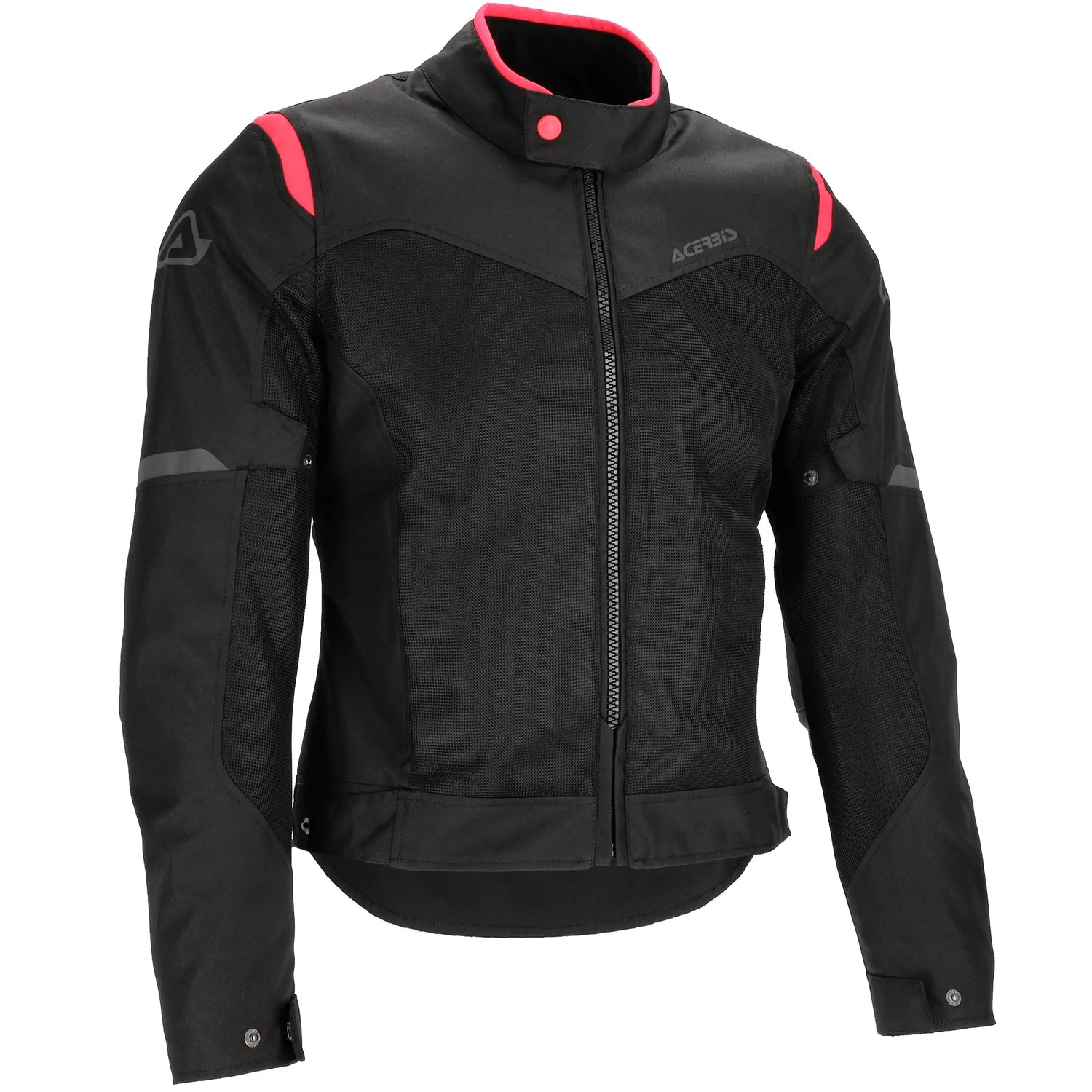 Chaqueta Acerbis CE Ramsey My Vented 2.0 Lady - Negro/Rosa