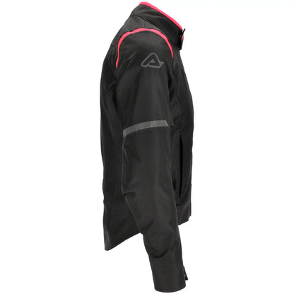 Chaqueta Acerbis CE Ramsey My Vented 2.0 Lady - Negro/Rosa