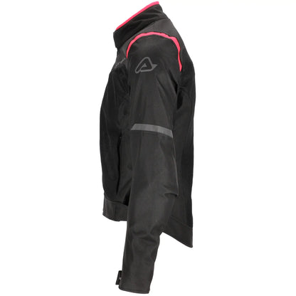 Chaqueta Acerbis CE Ramsey My Vented 2.0 Lady - Negro/Rosa