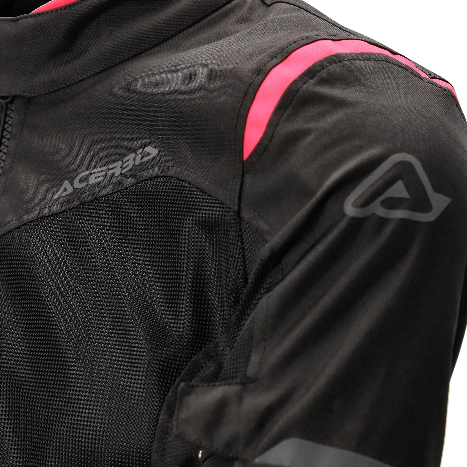 Chaqueta Acerbis CE Ramsey My Vented 2.0 Lady - Negro/Rosa