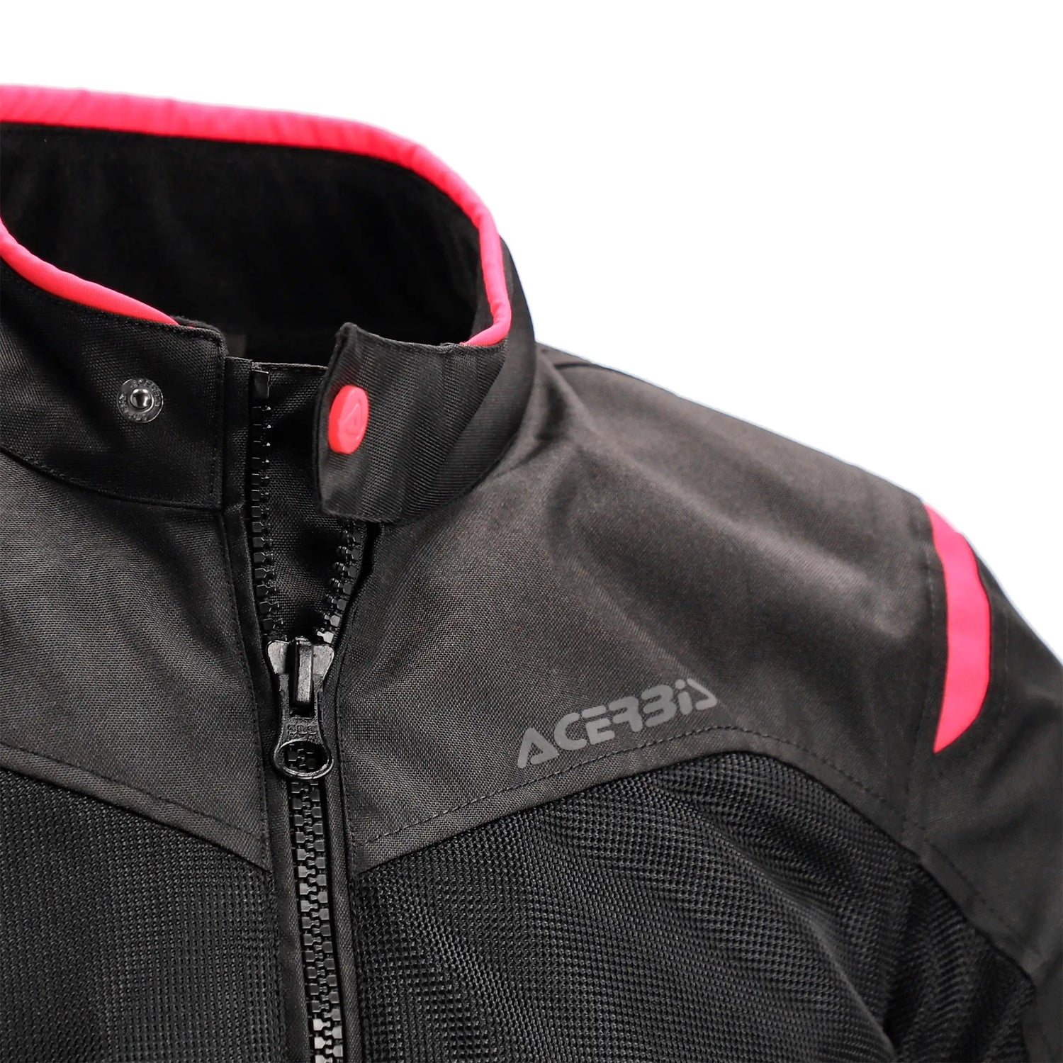 Chaqueta Acerbis CE Ramsey My Vented 2.0 Lady - Negro/Rosa