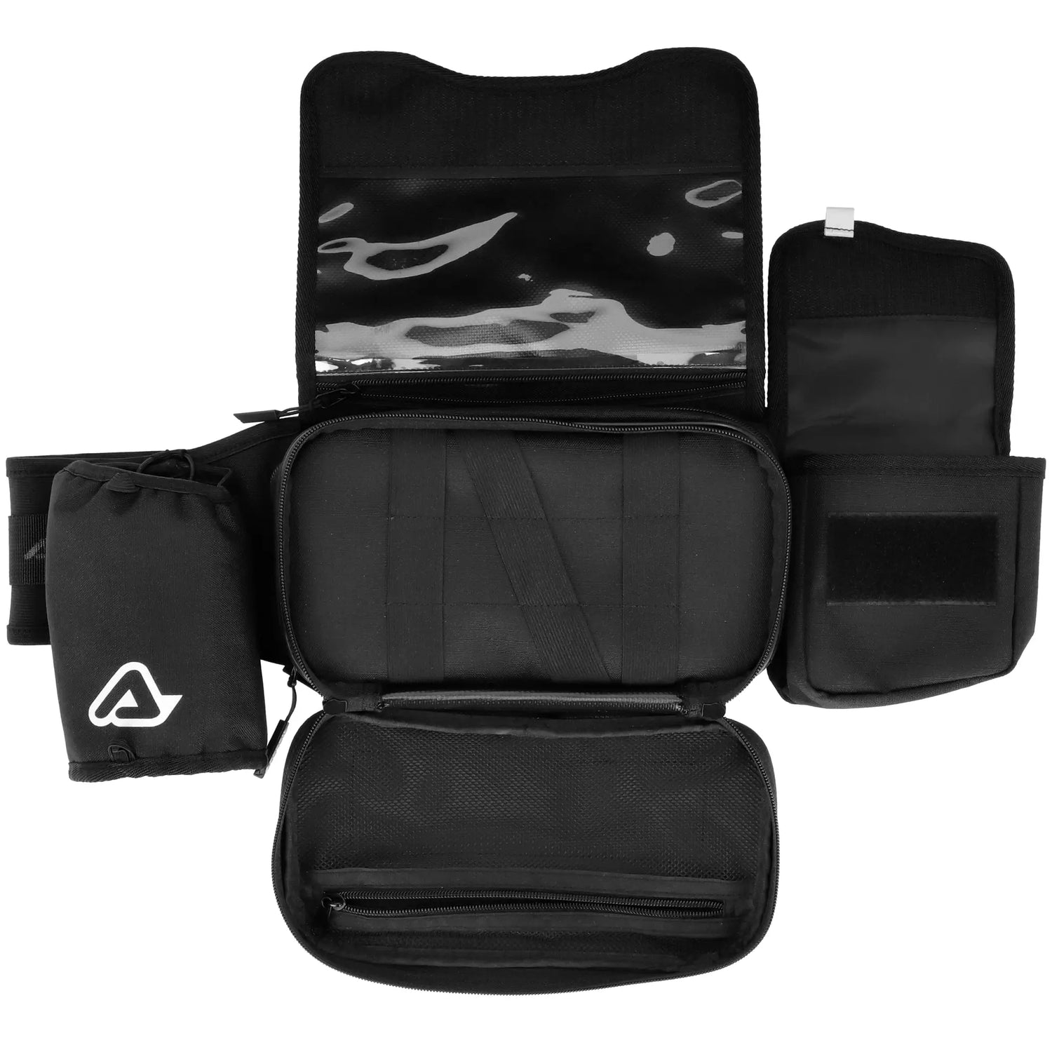 Riñonera Acerbis Impact Logo - Negro/Blanco