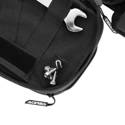 Riñonera Acerbis Impact Logo - Negro/Blanco