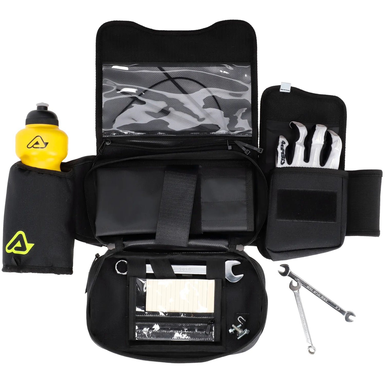 Riñonera Acerbis Impact Logo - Negro/Gris