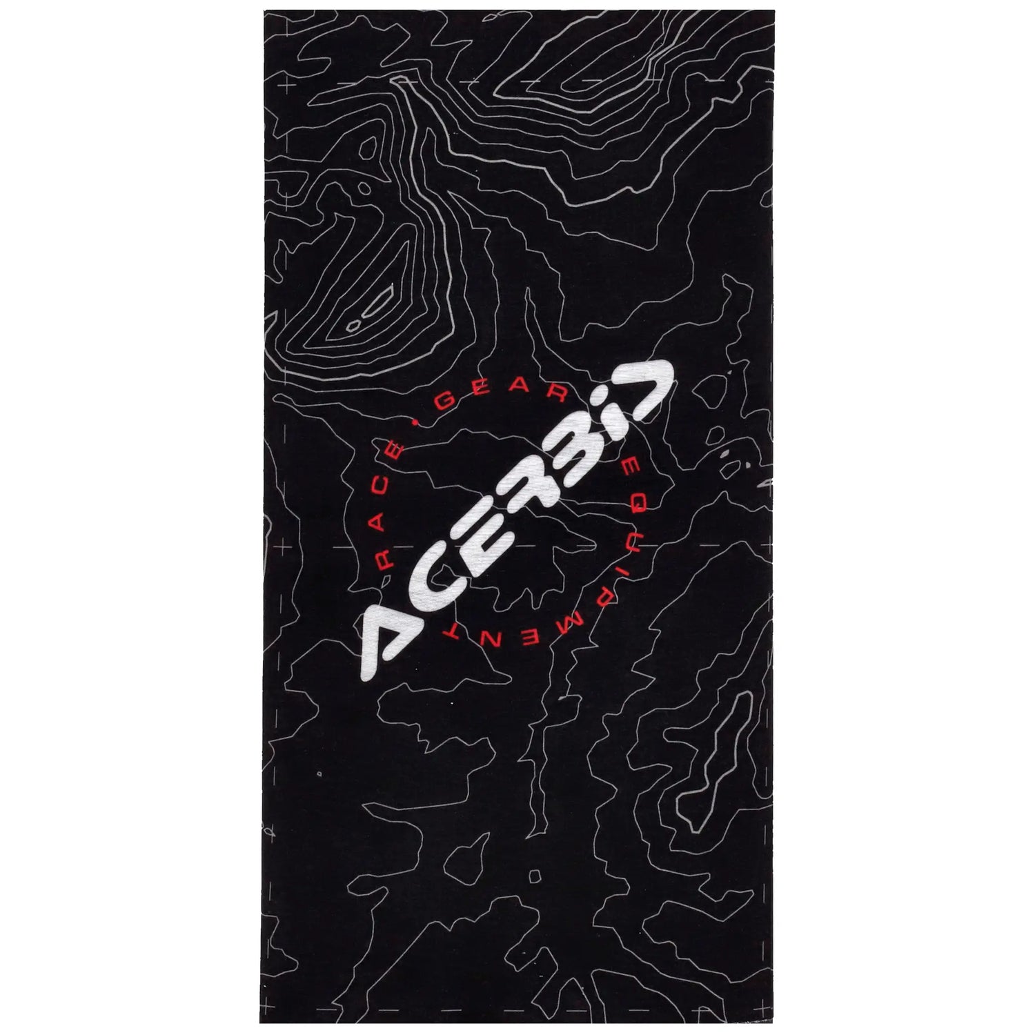 Braga cuello Acerbis Reg - Negro/Rojo