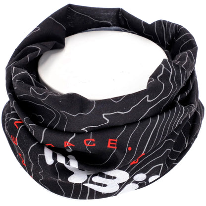 Braga cuello Acerbis Reg - Negro/Rojo